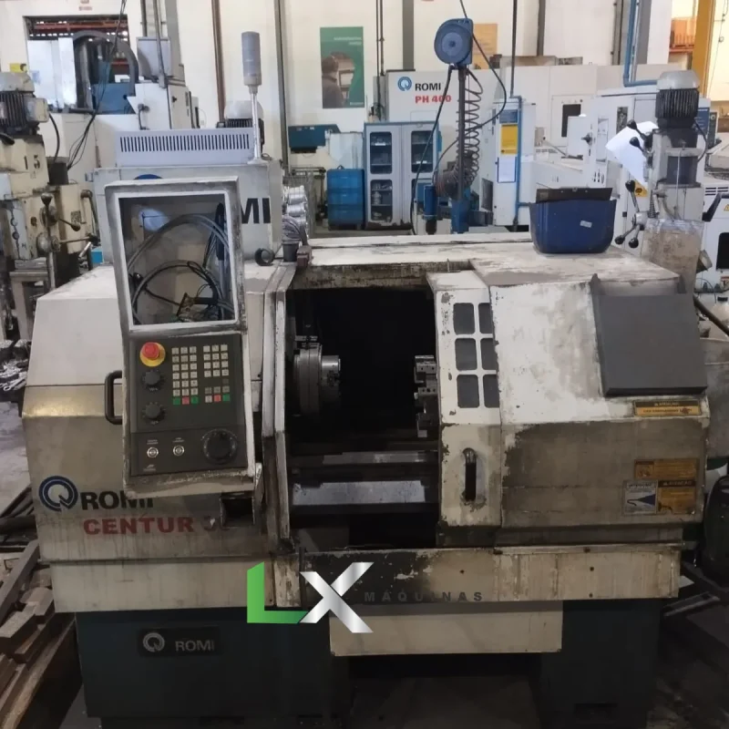 TORNO CNC ROMI CENTUR 30D - SIEMENS -RETROFIT 2021 (4)