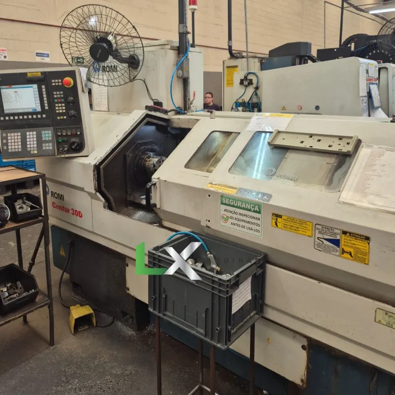 TORNO CNC ROMI CENTUR 30D SIEMENS – PLACA HIDRÁULICA - ANO 2008 (6)