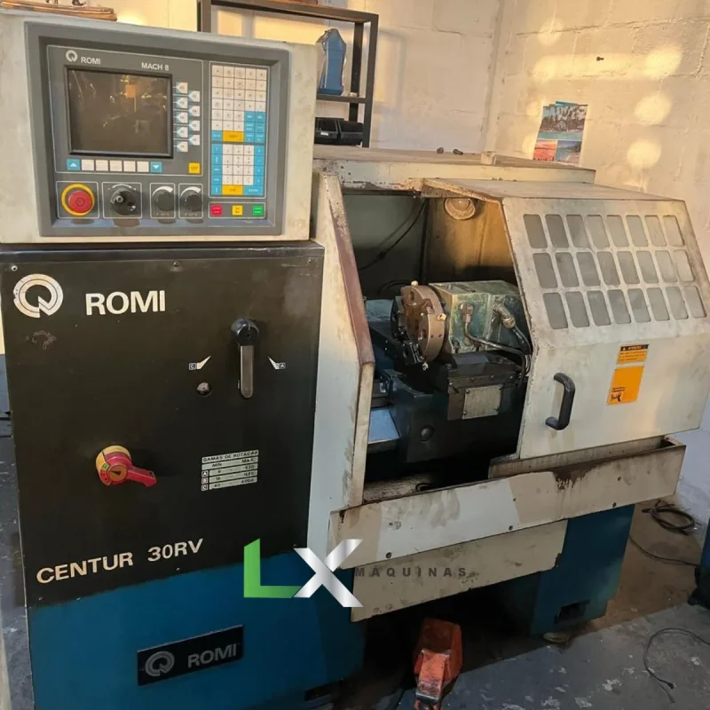 TORNO CNC ROMI CENTUR 30RV – MACH8 – 430MM – 500MM (3)