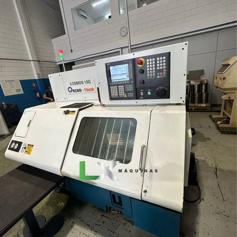 TORNO CNC ROMI MAZAK COMOS 10G COM TORRE - SIEMENS - 2021 (9)