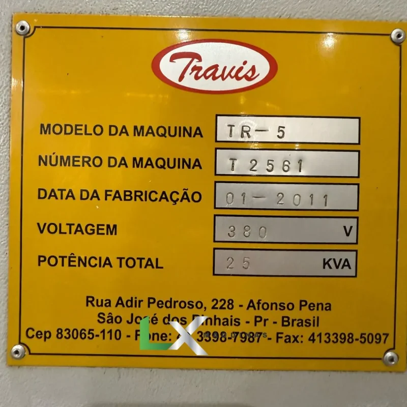 TORNO CNC TRAVIS TR-5 ANO 2011 - 1300 X 2000 MM - UNICO DONO (1)