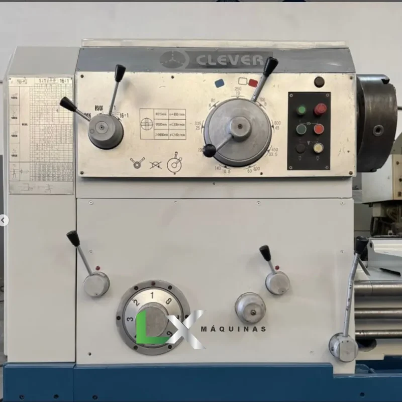 TORNO CONVENCIONAL CLEVER L-37120P – 9251140 X 3000 MM (4)