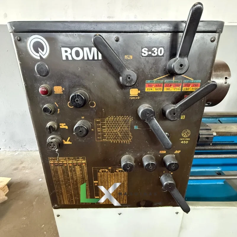 TORNO CONVENCIONAL ROMI S-30 – 430 X 1500 MM COMPLETO (7)