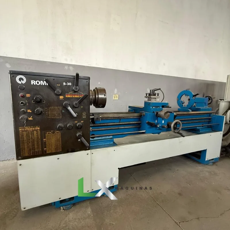 TORNO CONVENCIONAL ROMI S-30 – 430 X 1500 MM COMPLETO (9)