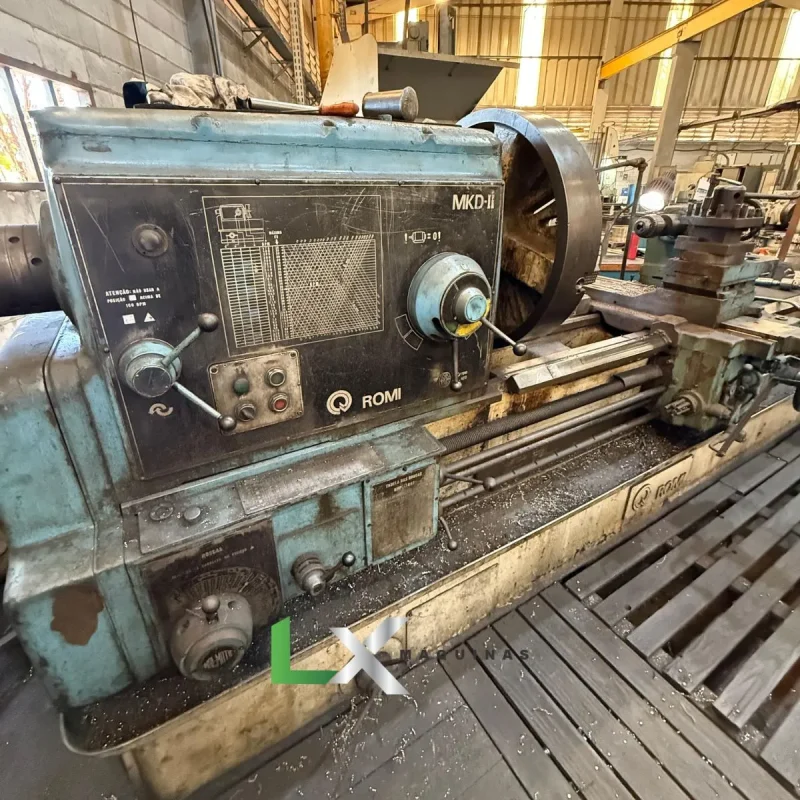 TORNO MECANICO ROMI MKDII - 1000 x 2000 MM (9)